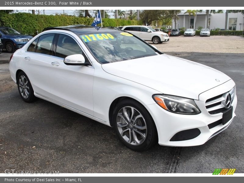 Polar White / Black 2015 Mercedes-Benz C 300