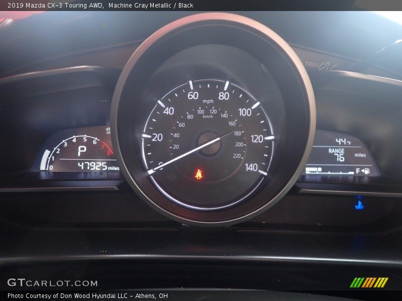 Machine Gray Metallic / Black 2019 Mazda CX-3 Touring AWD