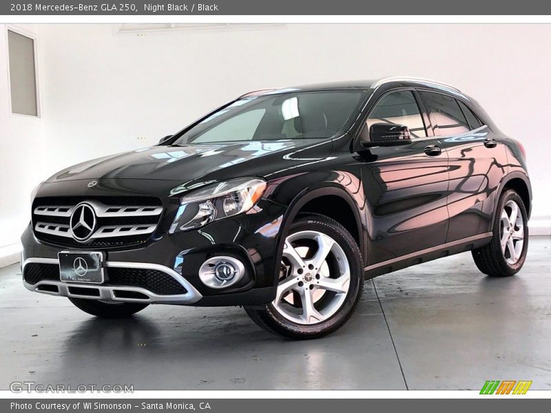Night Black / Black 2018 Mercedes-Benz GLA 250