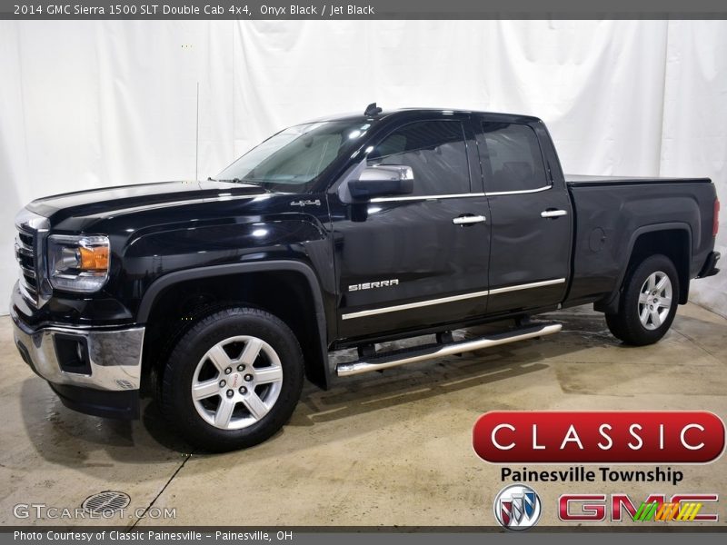 Onyx Black / Jet Black 2014 GMC Sierra 1500 SLT Double Cab 4x4