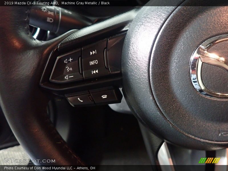 Machine Gray Metallic / Black 2019 Mazda CX-3 Touring AWD