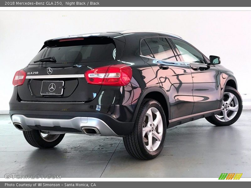 Night Black / Black 2018 Mercedes-Benz GLA 250