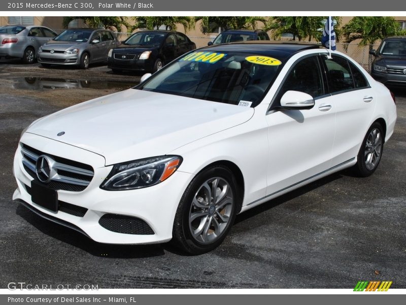 Polar White / Black 2015 Mercedes-Benz C 300