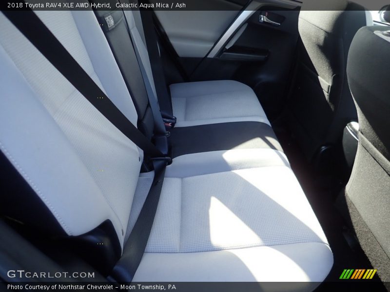 Galactic Aqua Mica / Ash 2018 Toyota RAV4 XLE AWD Hybrid