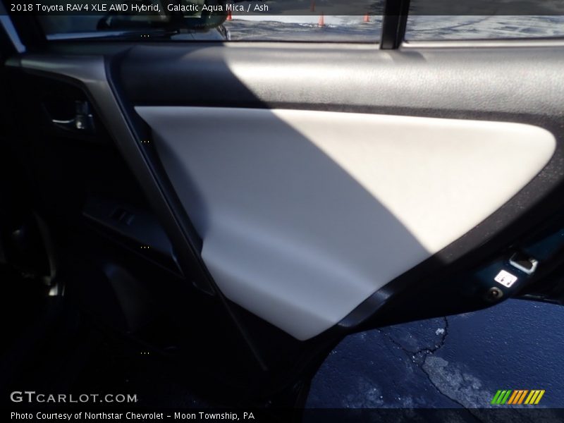 Galactic Aqua Mica / Ash 2018 Toyota RAV4 XLE AWD Hybrid
