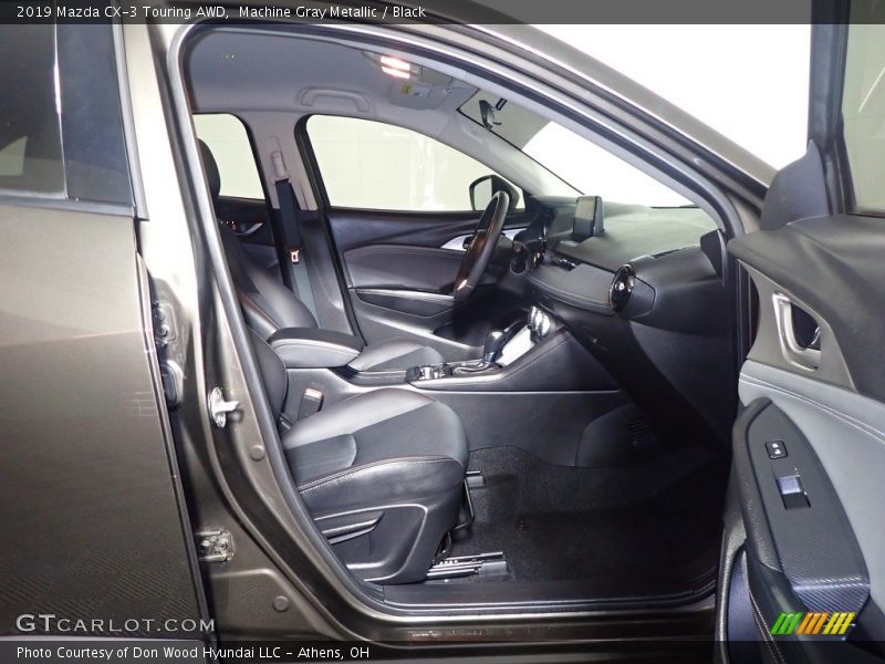 Machine Gray Metallic / Black 2019 Mazda CX-3 Touring AWD