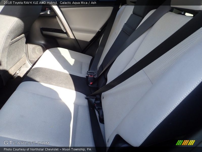 Galactic Aqua Mica / Ash 2018 Toyota RAV4 XLE AWD Hybrid