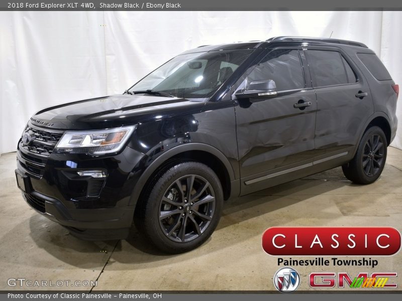 Shadow Black / Ebony Black 2018 Ford Explorer XLT 4WD