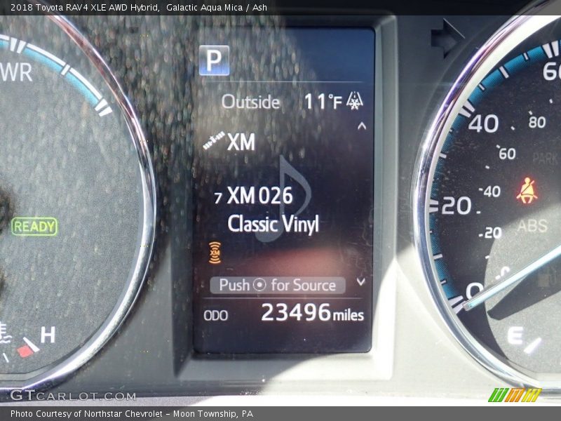 Galactic Aqua Mica / Ash 2018 Toyota RAV4 XLE AWD Hybrid