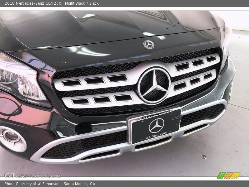 Night Black / Black 2018 Mercedes-Benz GLA 250