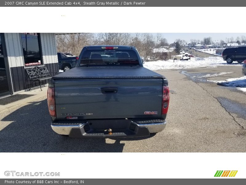 Stealth Gray Metallic / Dark Pewter 2007 GMC Canyon SLE Extended Cab 4x4