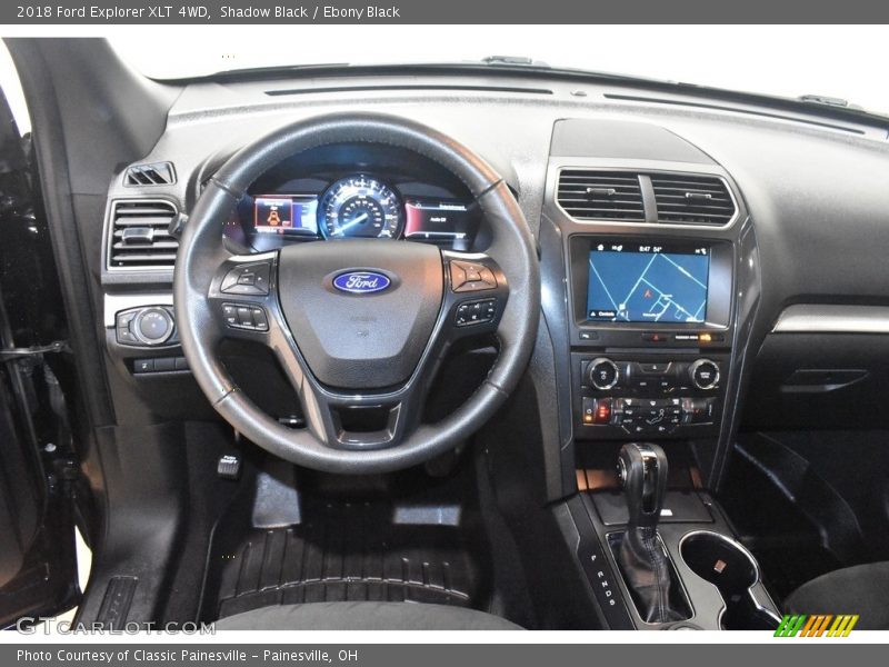 Shadow Black / Ebony Black 2018 Ford Explorer XLT 4WD
