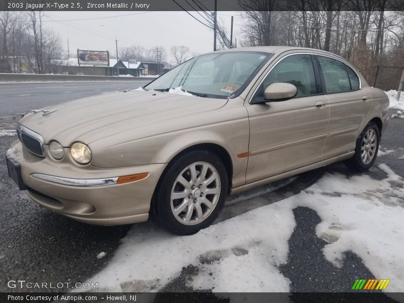 Zircon Metallic / Ivory 2003 Jaguar X-Type 2.5