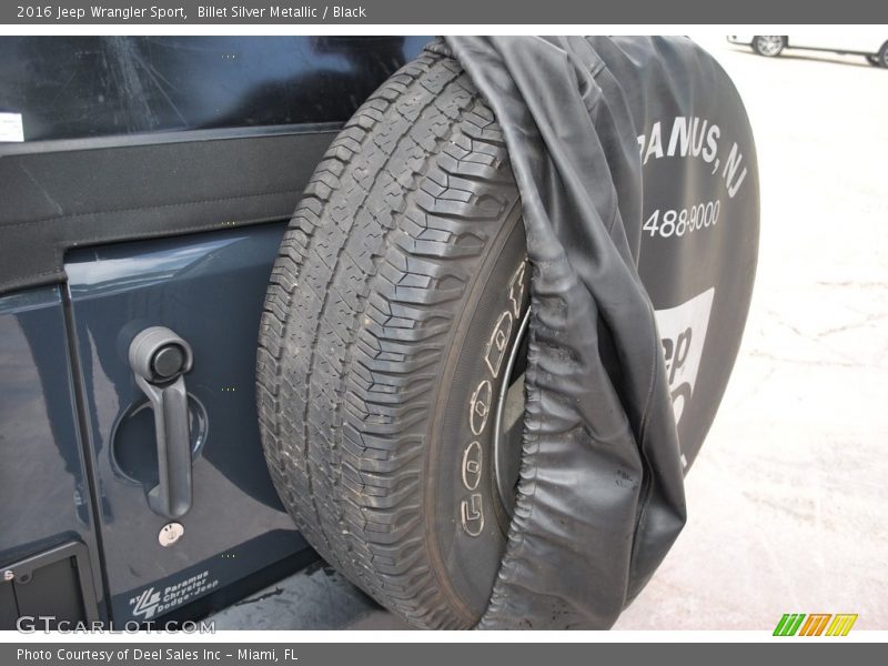 Billet Silver Metallic / Black 2016 Jeep Wrangler Sport