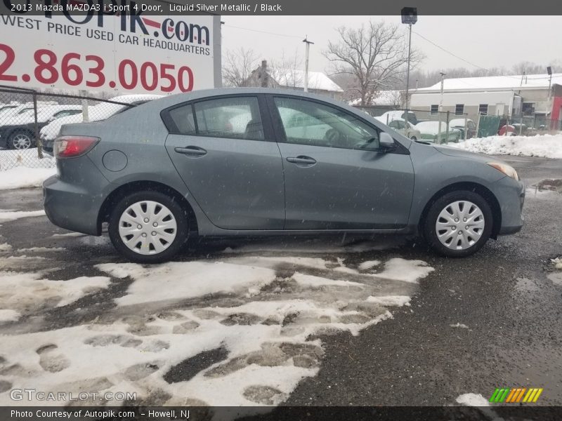 Liquid Silver Metallic / Black 2013 Mazda MAZDA3 i Sport 4 Door