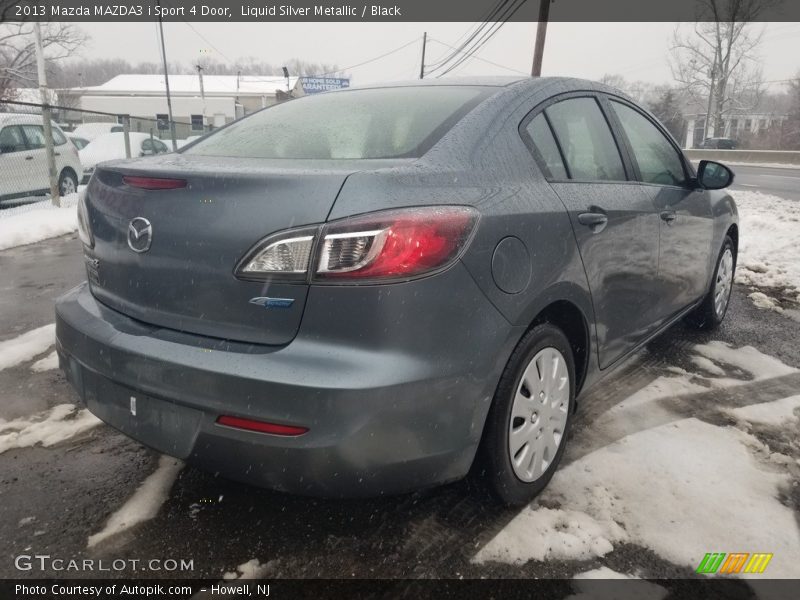 Liquid Silver Metallic / Black 2013 Mazda MAZDA3 i Sport 4 Door