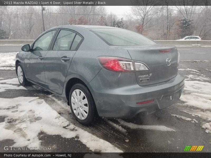 Liquid Silver Metallic / Black 2013 Mazda MAZDA3 i Sport 4 Door