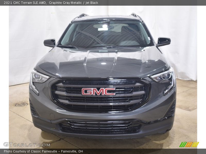 Graphite Gray Metallic / Jet Black 2021 GMC Terrain SLE AWD