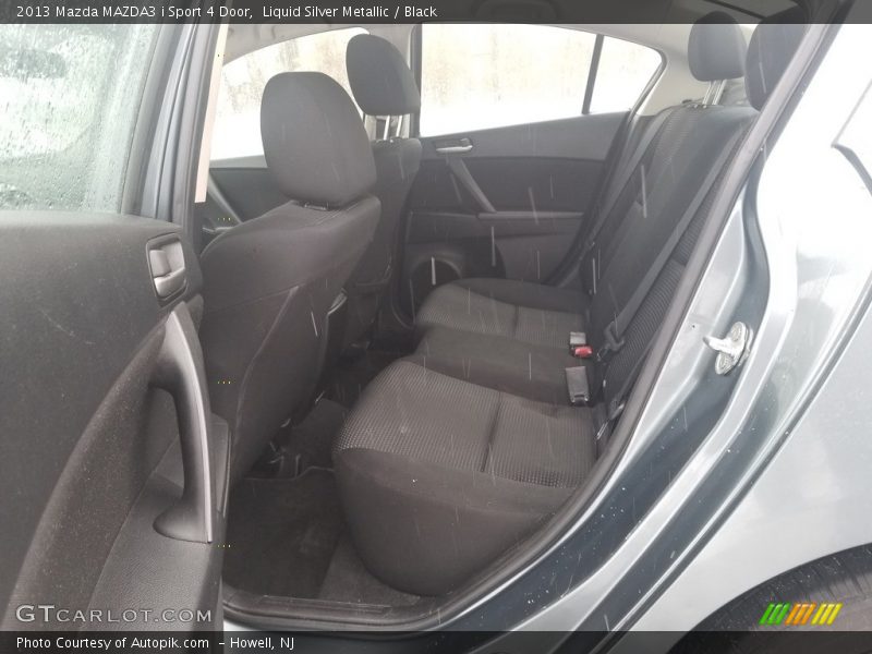 Liquid Silver Metallic / Black 2013 Mazda MAZDA3 i Sport 4 Door