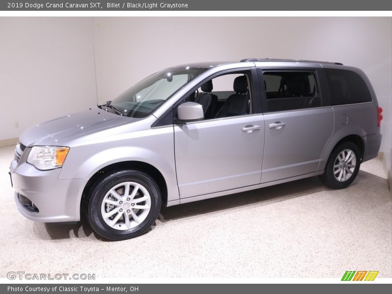 Billet / Black/Light Graystone 2019 Dodge Grand Caravan SXT