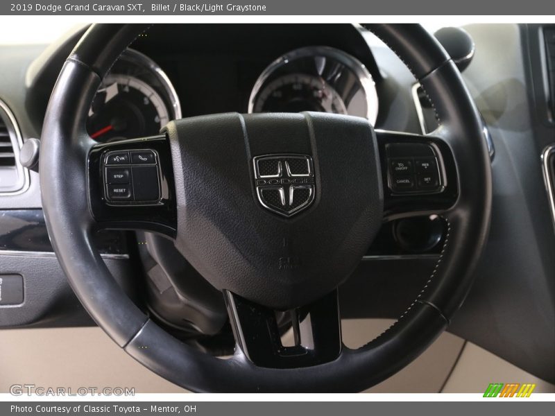 Billet / Black/Light Graystone 2019 Dodge Grand Caravan SXT