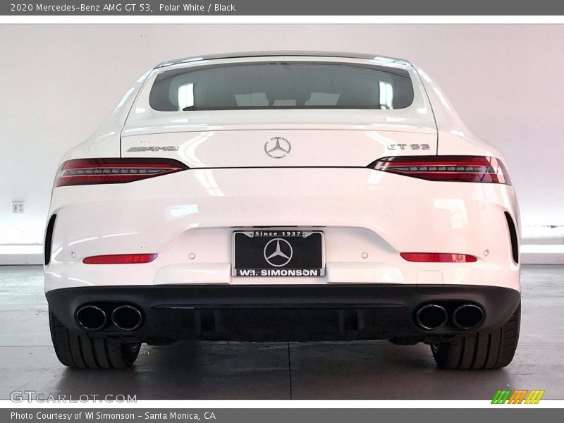 Polar White / Black 2020 Mercedes-Benz AMG GT 53