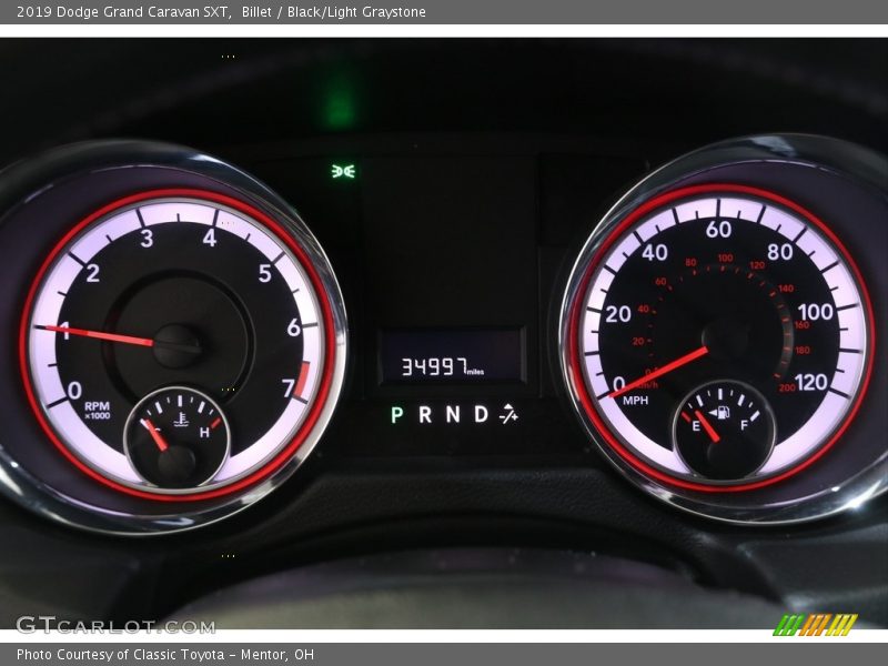 Billet / Black/Light Graystone 2019 Dodge Grand Caravan SXT