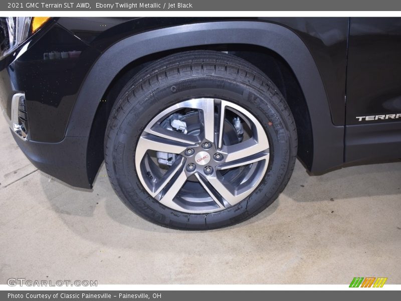 Ebony Twilight Metallic / Jet Black 2021 GMC Terrain SLT AWD