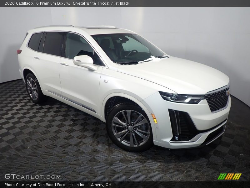Crystal White Tricoat / Jet Black 2020 Cadillac XT6 Premium Luxury