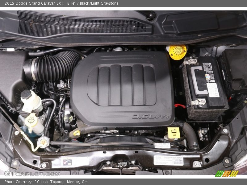 Billet / Black/Light Graystone 2019 Dodge Grand Caravan SXT