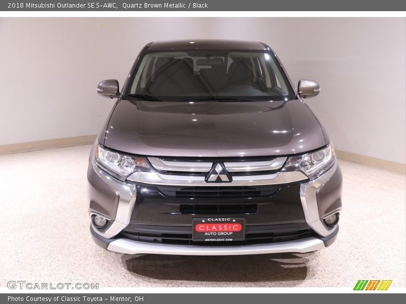 Quartz Brown Metallic / Black 2018 Mitsubishi Outlander SE S-AWC