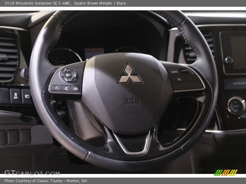 Quartz Brown Metallic / Black 2018 Mitsubishi Outlander SE S-AWC