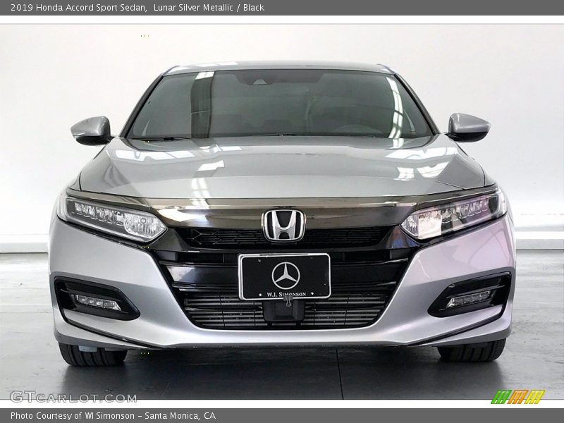 Lunar Silver Metallic / Black 2019 Honda Accord Sport Sedan