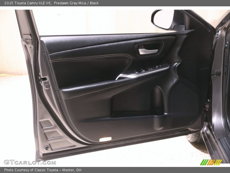 Predawn Gray Mica / Black 2015 Toyota Camry XLE V6