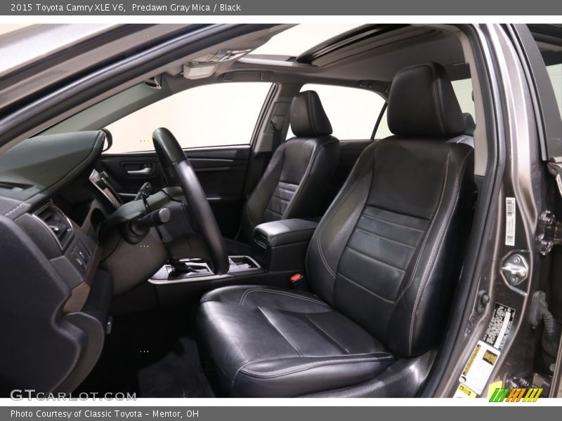 Predawn Gray Mica / Black 2015 Toyota Camry XLE V6
