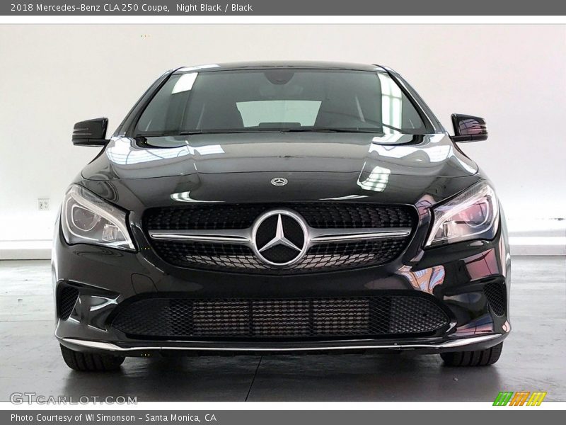 Night Black / Black 2018 Mercedes-Benz CLA 250 Coupe