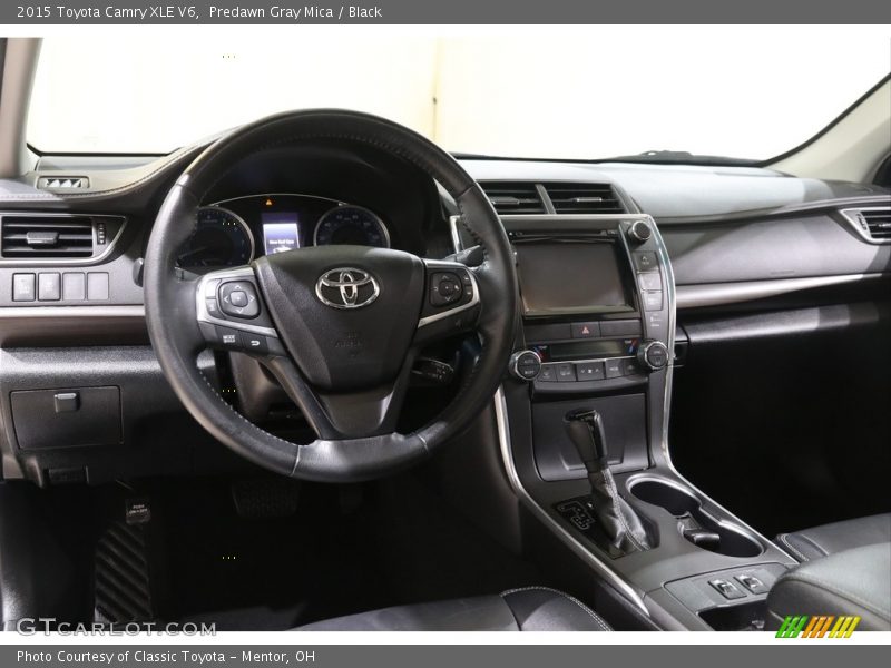 Predawn Gray Mica / Black 2015 Toyota Camry XLE V6