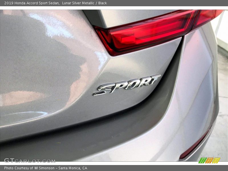 Lunar Silver Metallic / Black 2019 Honda Accord Sport Sedan