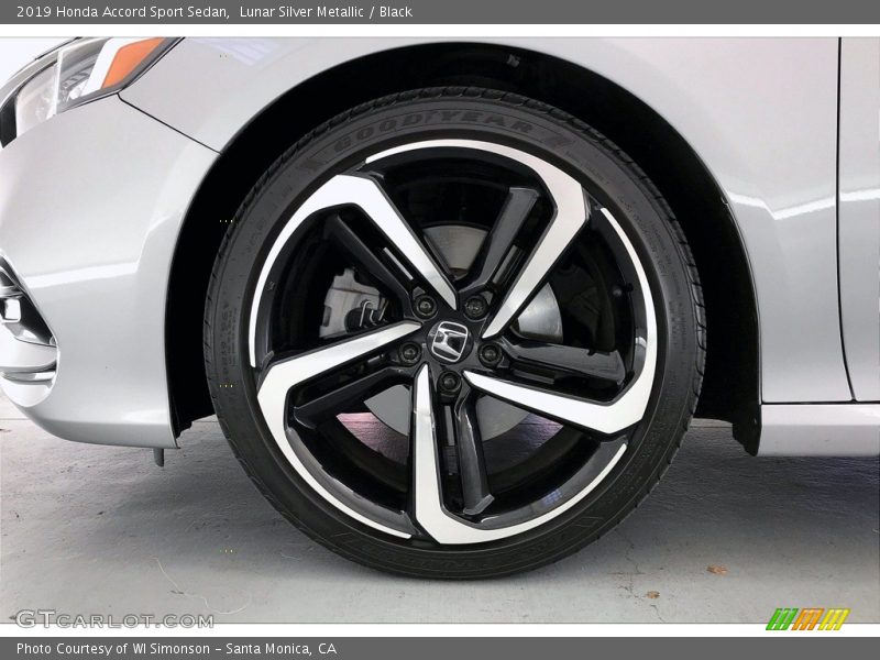 Lunar Silver Metallic / Black 2019 Honda Accord Sport Sedan