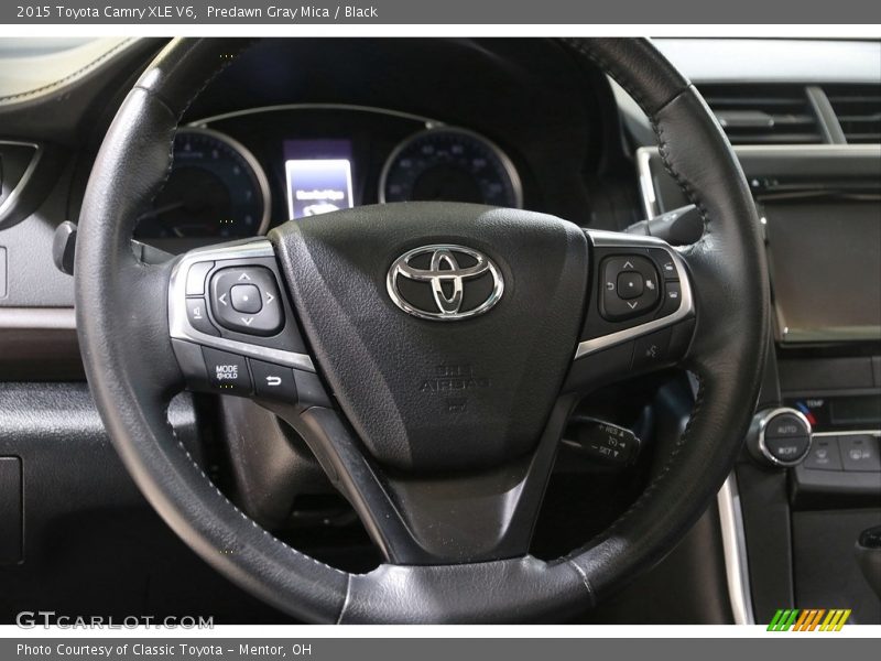 Predawn Gray Mica / Black 2015 Toyota Camry XLE V6