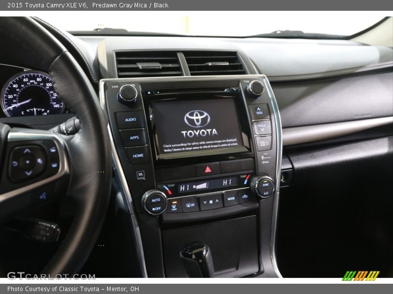 Predawn Gray Mica / Black 2015 Toyota Camry XLE V6
