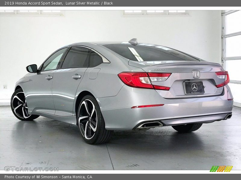 Lunar Silver Metallic / Black 2019 Honda Accord Sport Sedan