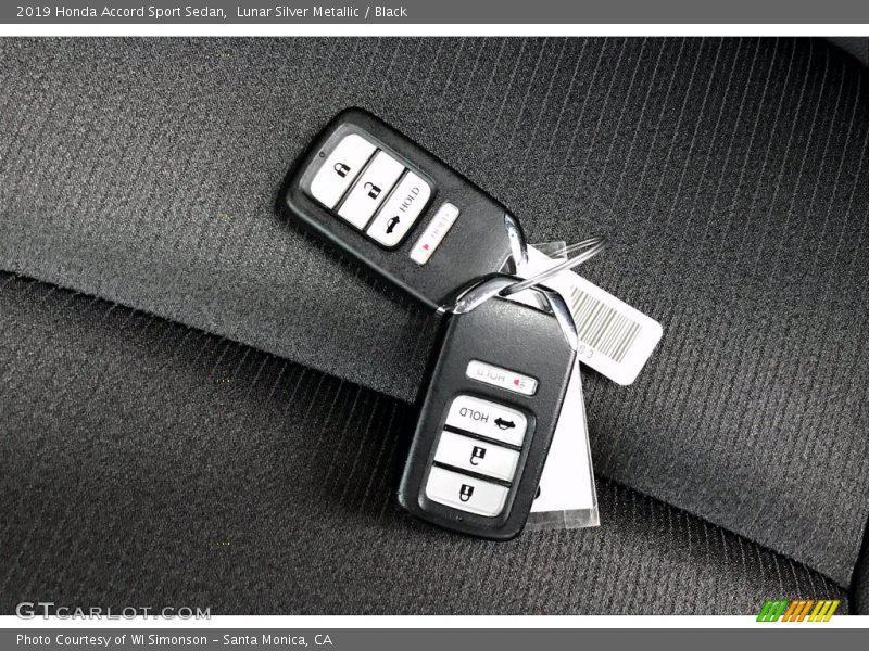 Lunar Silver Metallic / Black 2019 Honda Accord Sport Sedan