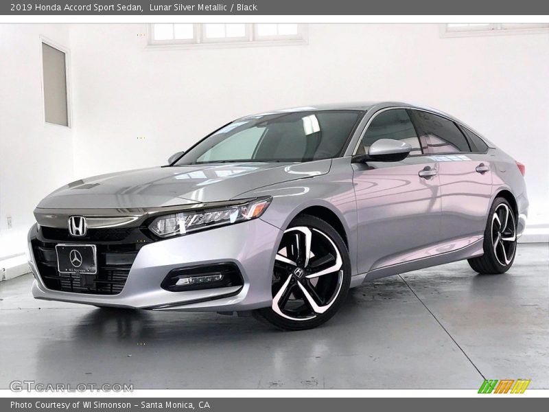 Lunar Silver Metallic / Black 2019 Honda Accord Sport Sedan