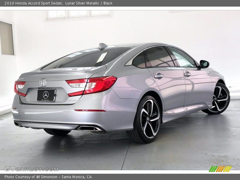 Lunar Silver Metallic / Black 2019 Honda Accord Sport Sedan