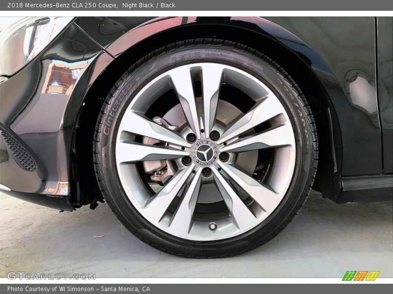 Night Black / Black 2018 Mercedes-Benz CLA 250 Coupe