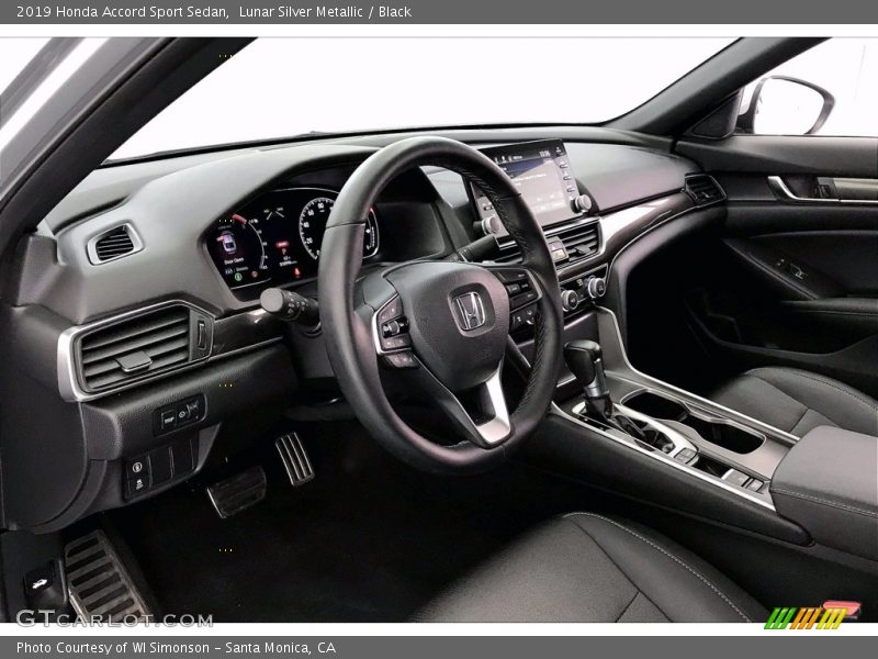 Lunar Silver Metallic / Black 2019 Honda Accord Sport Sedan
