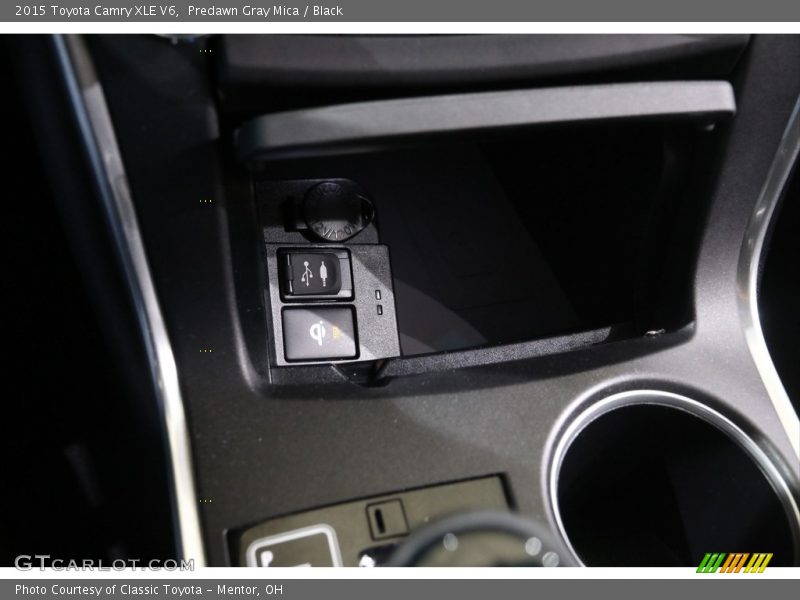 Predawn Gray Mica / Black 2015 Toyota Camry XLE V6