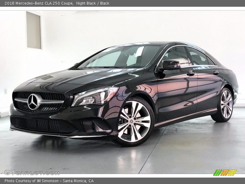 Night Black / Black 2018 Mercedes-Benz CLA 250 Coupe