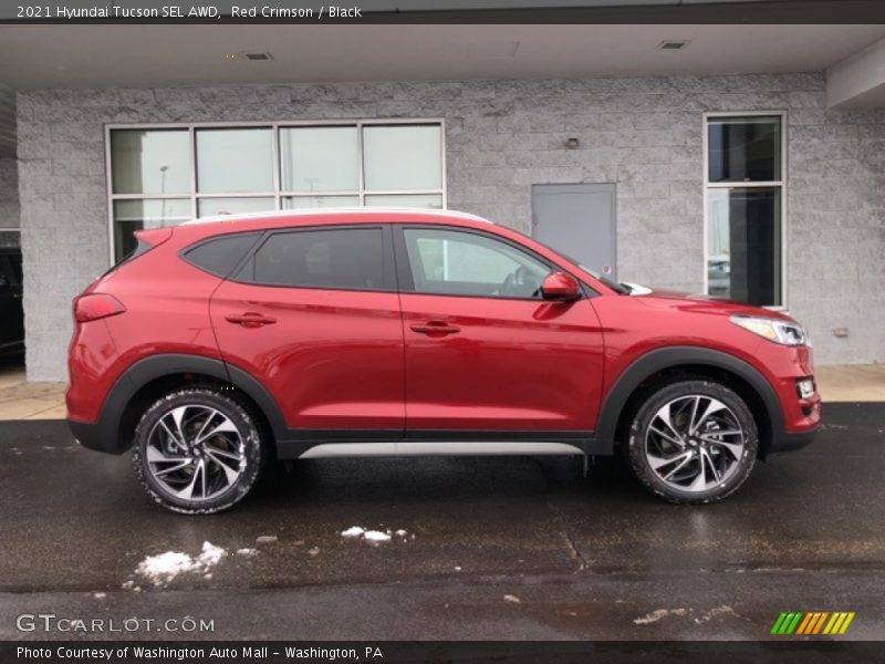 Red Crimson / Black 2021 Hyundai Tucson SEL AWD